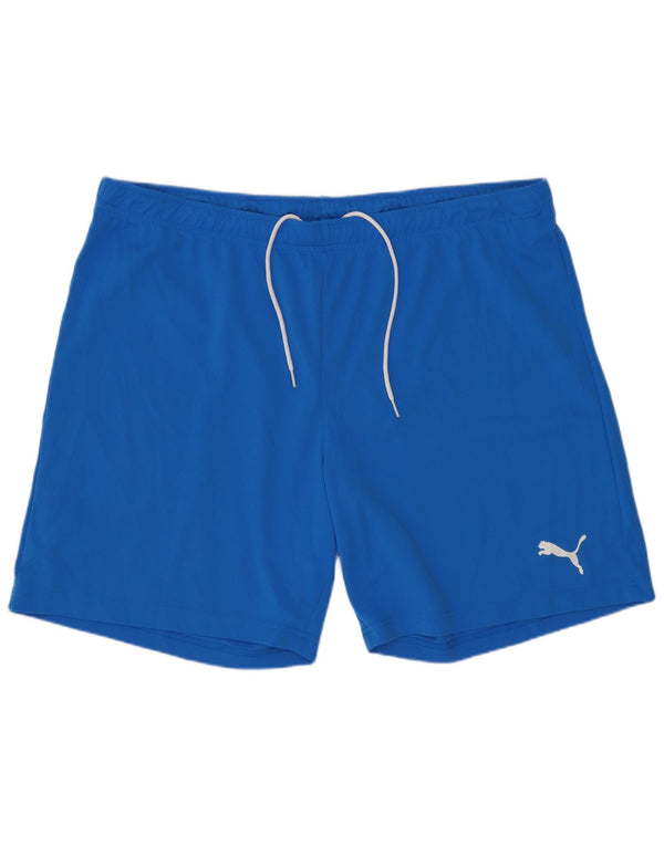 Pantaloncini sportivi da uomo Puma 2XL Sport in poliestere blu