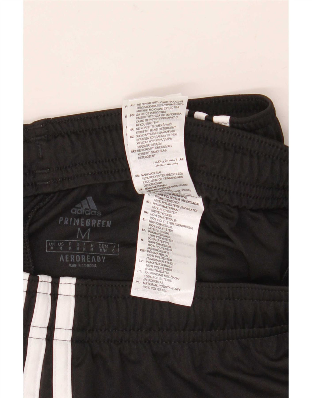 Pantaloncini sportivi Adidas Aeroready da uomo medio poliestere nero