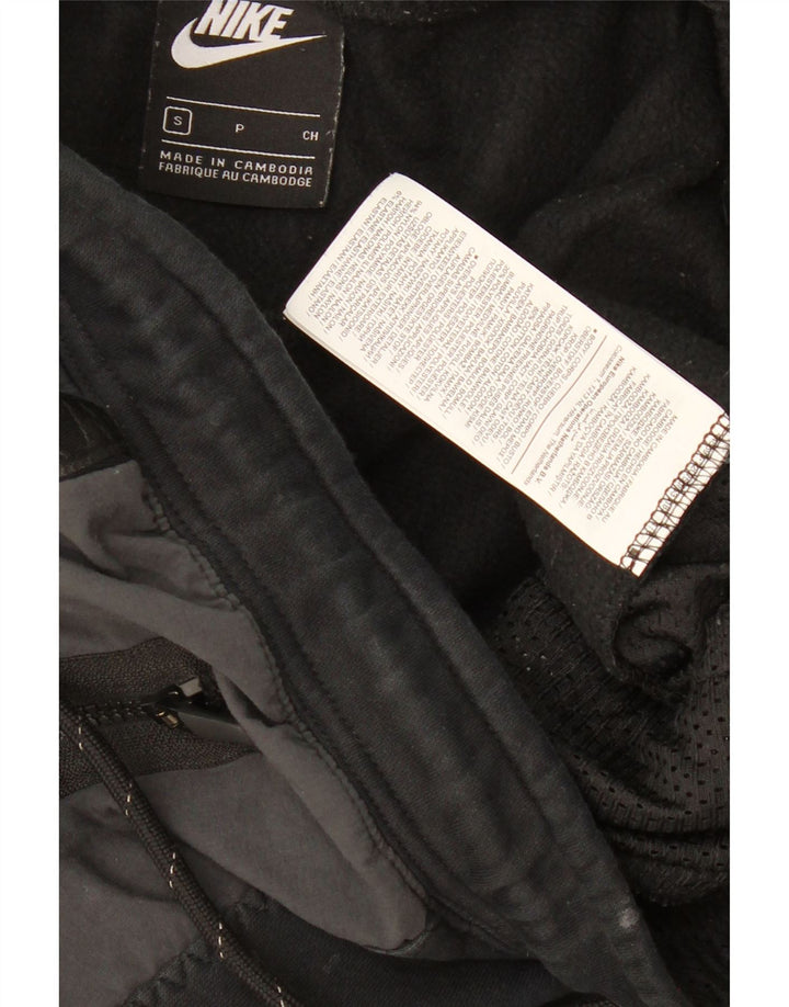 Pantaloni da tuta da uomo NIKE Joggers piccoli in cotone color block nero