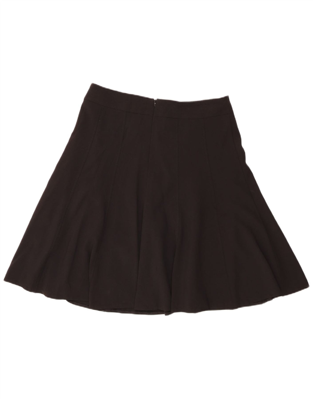 Gonna a trapezio da donna Marks & Spencer UK 12 media W32 poliestere nero