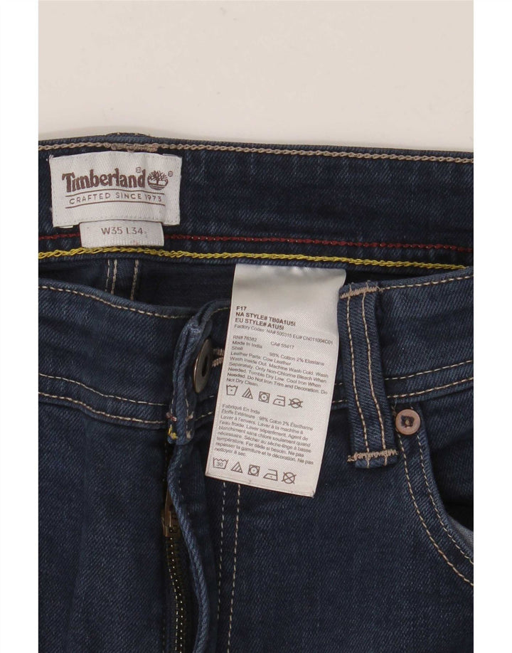 Jeans dritti da uomo Timberland W35 L32 cotone blu