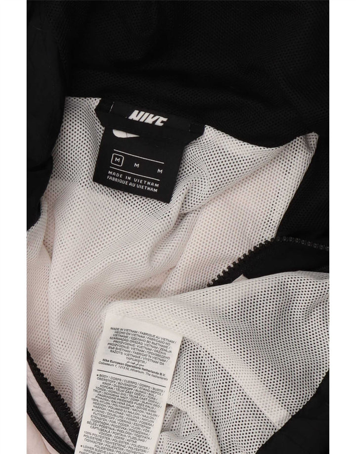 Giacca antipioggia con cappuccio Nike da uomo UK 38 nylon color block multicolore medio