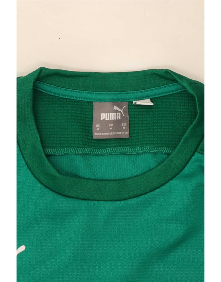Maglia a maniche lunghe da uomo Puma Verde medio