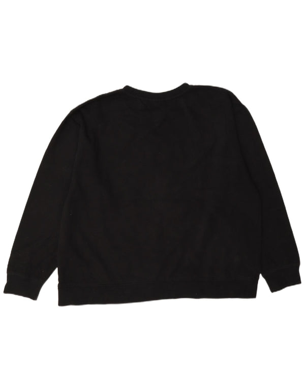 Felpa grafica da donna Vans UK 18 XL cotone floreale nero