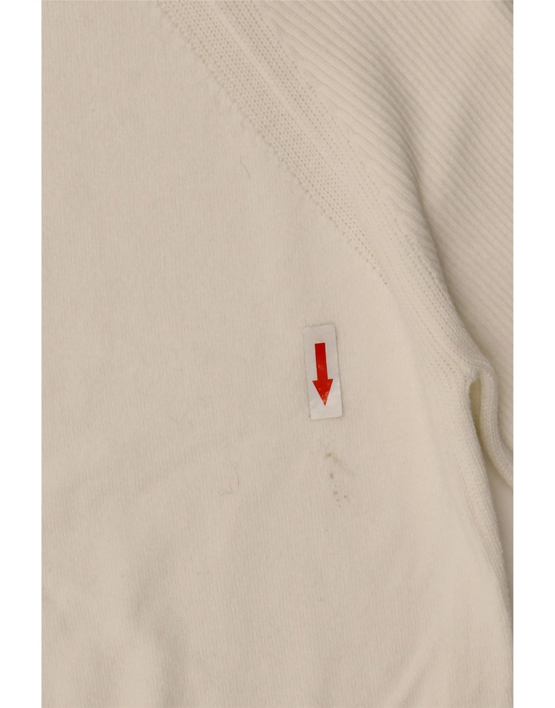 Maglione maglione con scollo a barca da donna Marks & Spencer UK 10 piccolo bianco