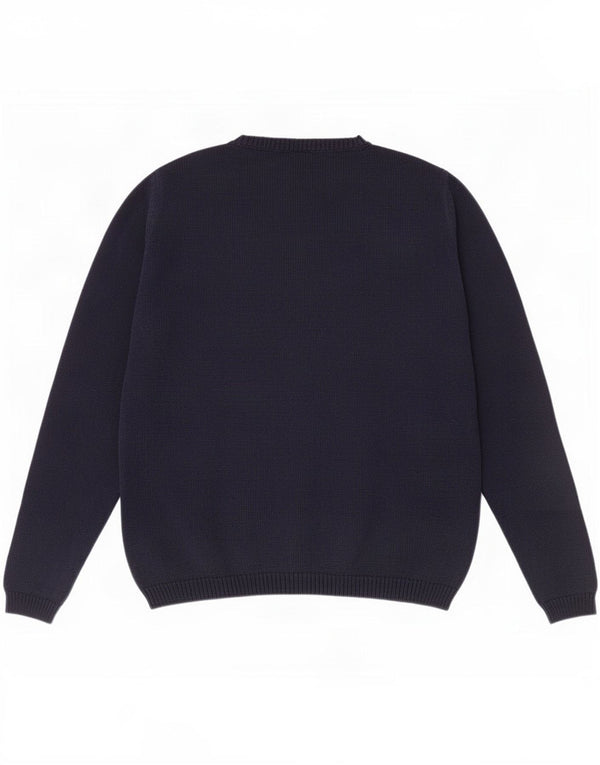 Maglione maglione con scollo a barca da donna Marks & Spencer UK 16 grande blu navy