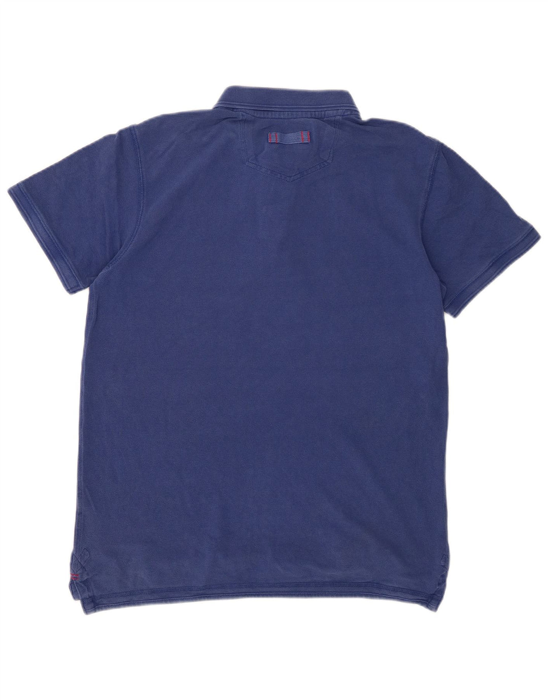 Polo da uomo FAT FACE in cotone blu medio