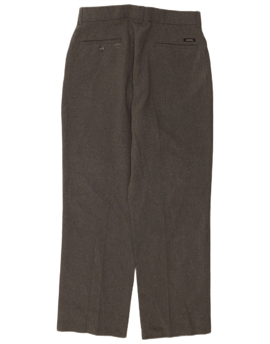 Pantaloni da abito dritti da uomo Guess W32 L30 poliestere grigio