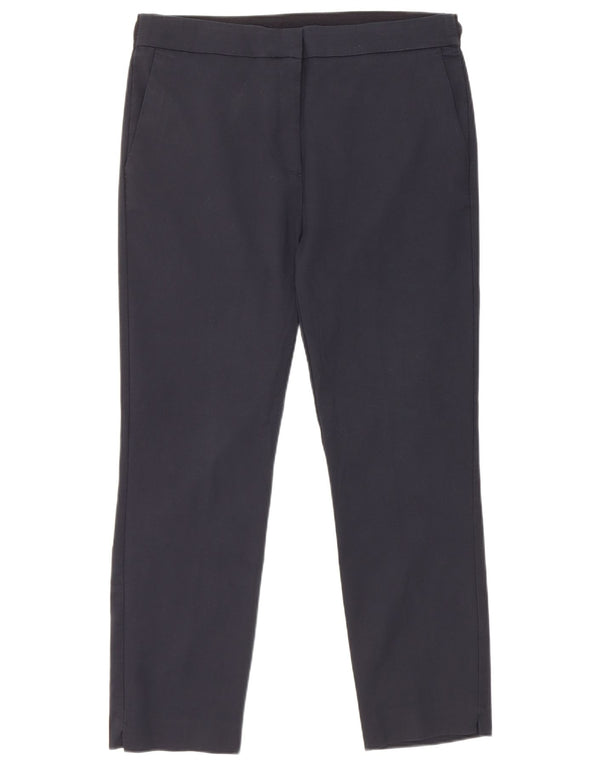 Pantaloni chino affusolati da donna Zara 2XL W34 L26 cotone blu navy
