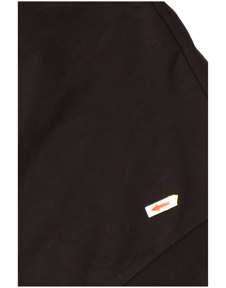 Felpa grafica da donna FILA Maglione UK 14 Medium Black Colourblock