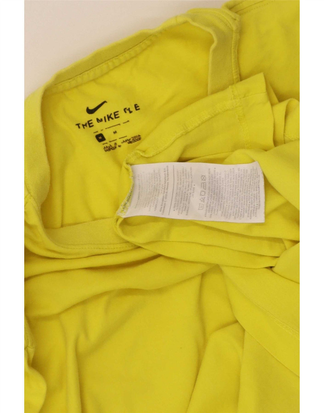 T-shirt da uomo Nike Top in cotone giallo medio