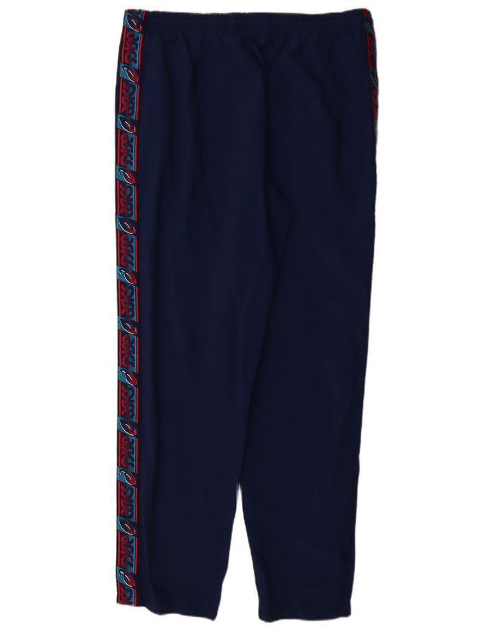 Pantaloni da tuta grafica da uomo Asics IT 50 Medium Blu Navy Colourblock