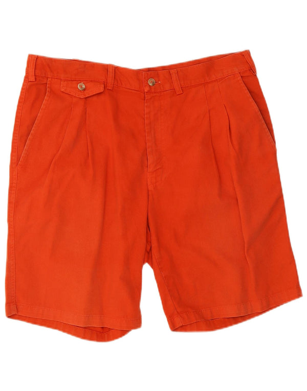 Pantaloncini chino con pegging da uomo Johnny Lambs IT 52 XL W34 cotone arancione