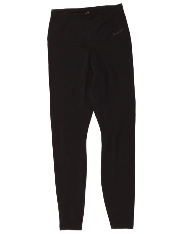 Leggings Nike Dri Fit da donna UK 12 nylon nero medio