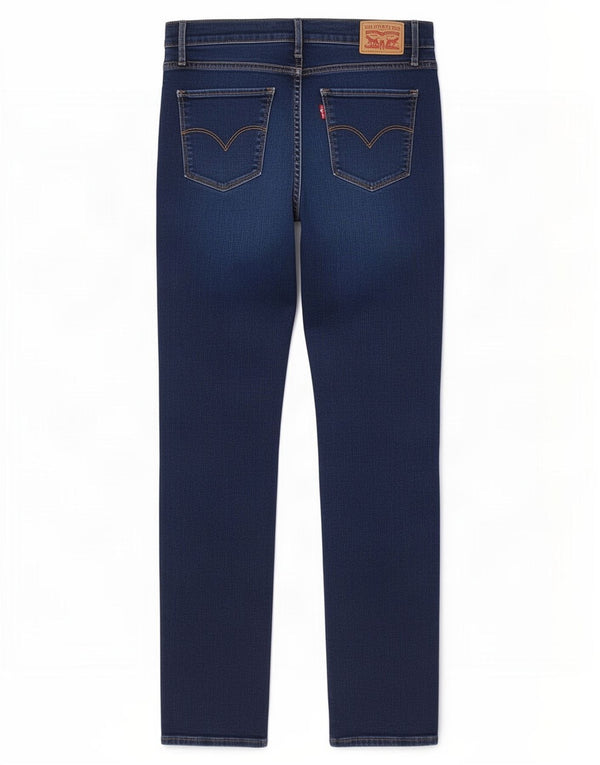 Jeans dritti a vita alta Levi's 724 da donna W31 L30 in cotone blu