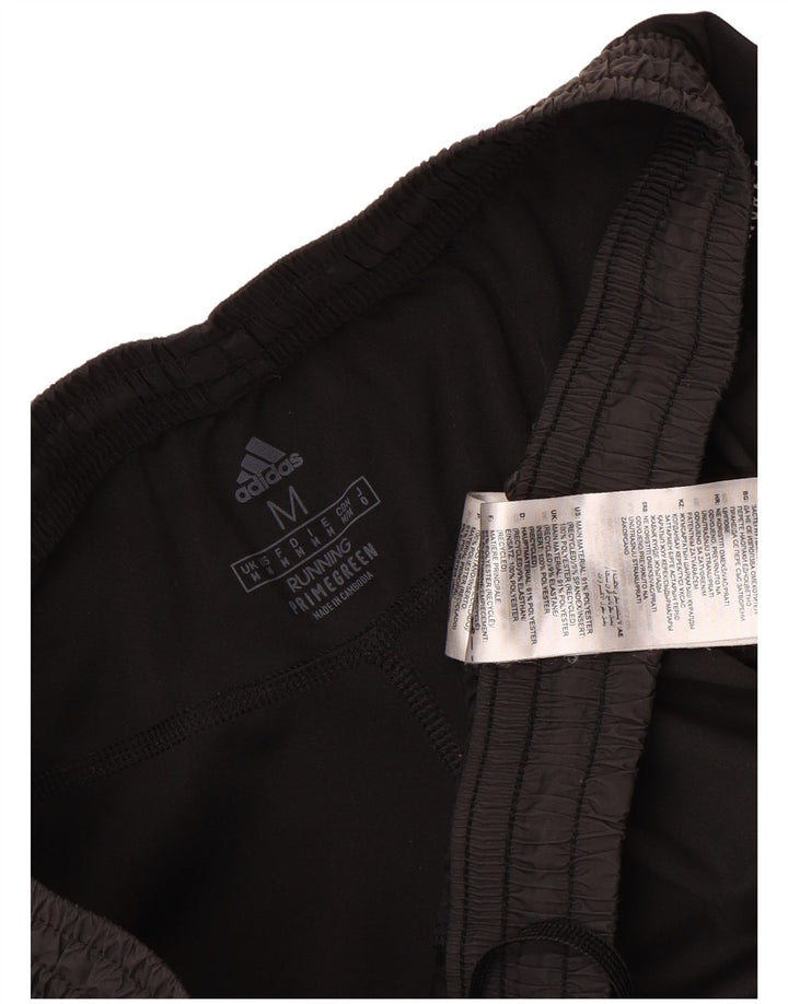 Pantaloni da tuta Adidas Aeroready da uomo in poliestere color block medio nero