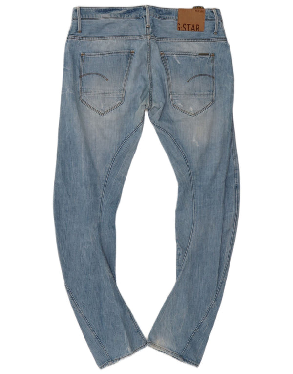 Jeans slim banana effetto consumato da uomo G-Star W36 L34 cotone blu