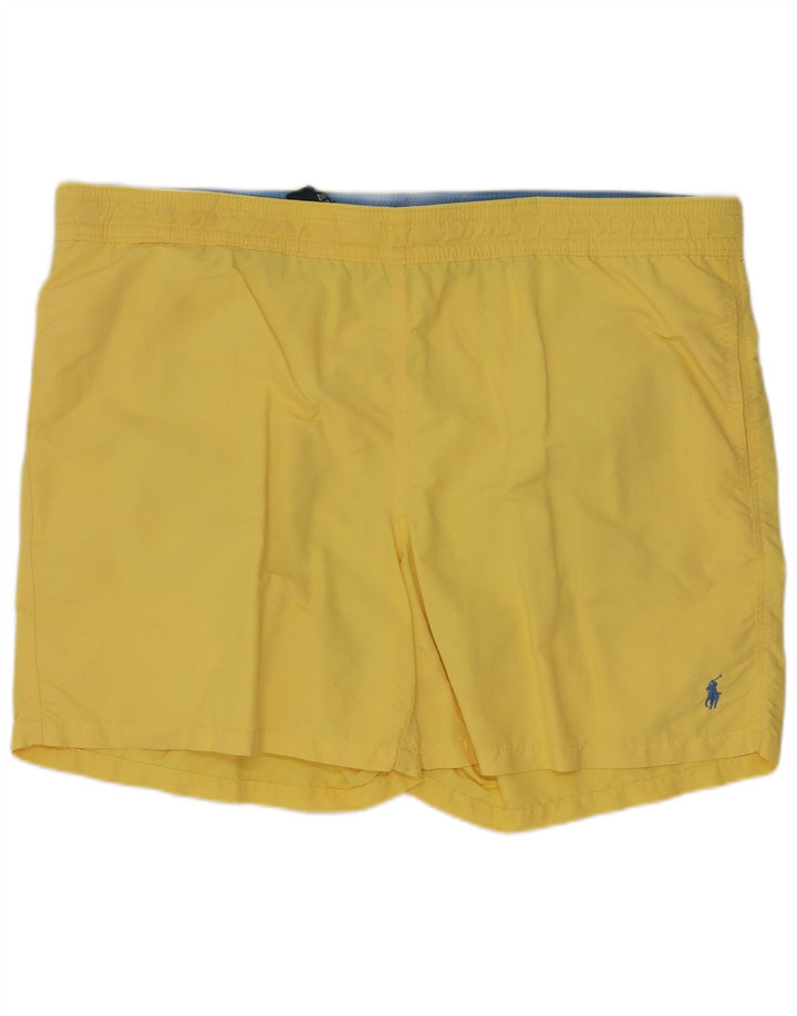 POLO RALPH LAUREN Pantaloncini da bagno da uomo XL Nylon giallo