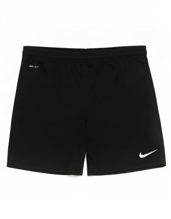 Pantaloncini sportivi Nike Dri Fit da donna UK 16 Large Nero Poliestere