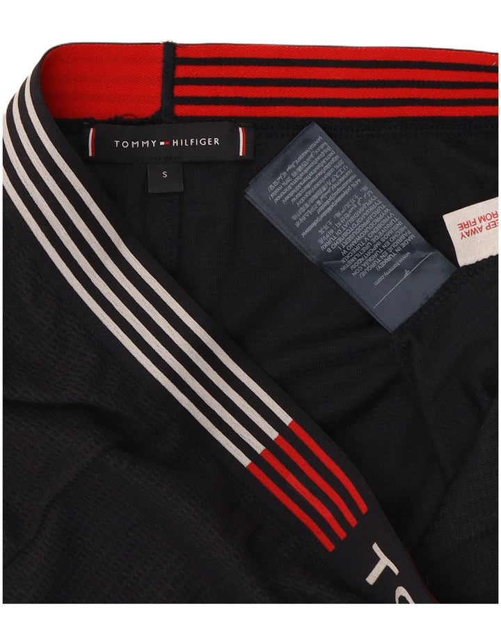 Pantaloncini sportivi grafici da uomo Tommy Hilfiger piccoli in poliestere blu navy
