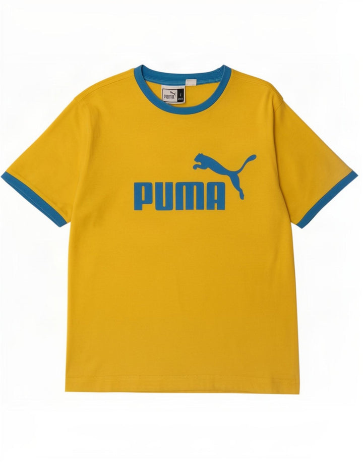 T-shirt grafica da uomo Puma Top Small gialla