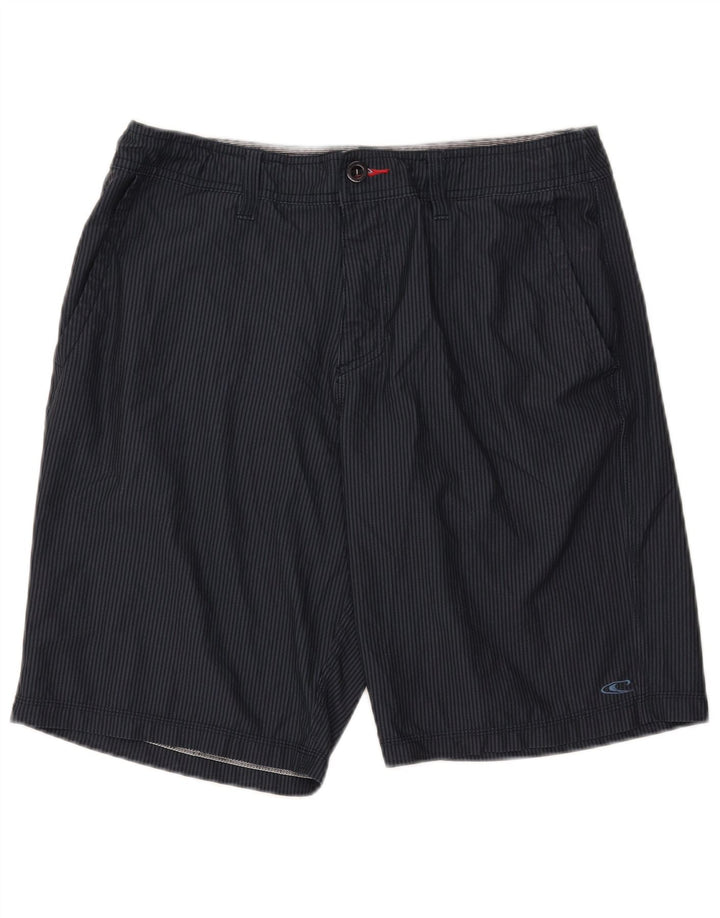 Pantaloncini chino da uomo O'Neill W34 Large poliestere gessato blu navy