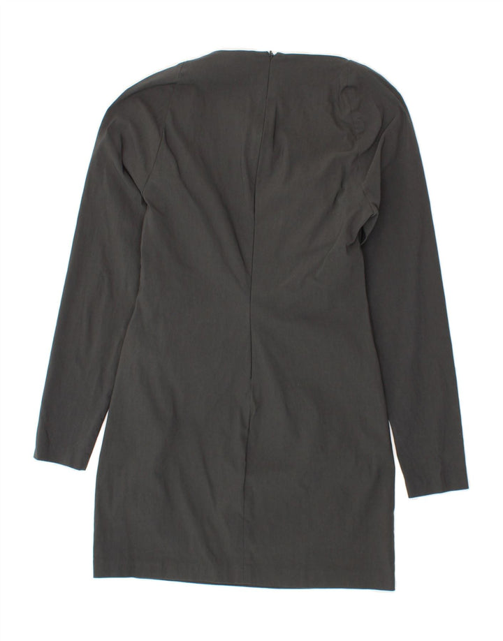 ZARA Womens Sheath Dress UK 12 Medium Black Viscose Vintage Zara and Second-Hand Zara from Messina Hembry 