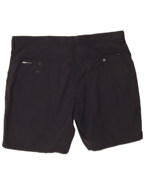 Pantaloncini chino da uomo Hurley W38 XL in nylon grigio