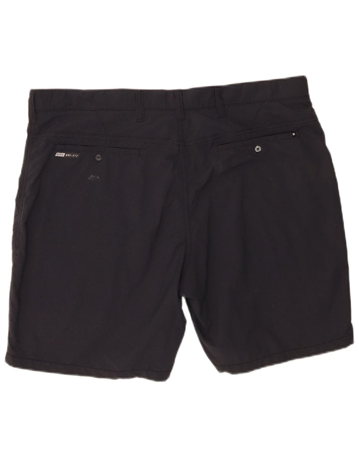 Pantaloncini chino da uomo Hurley W38 XL in nylon grigio