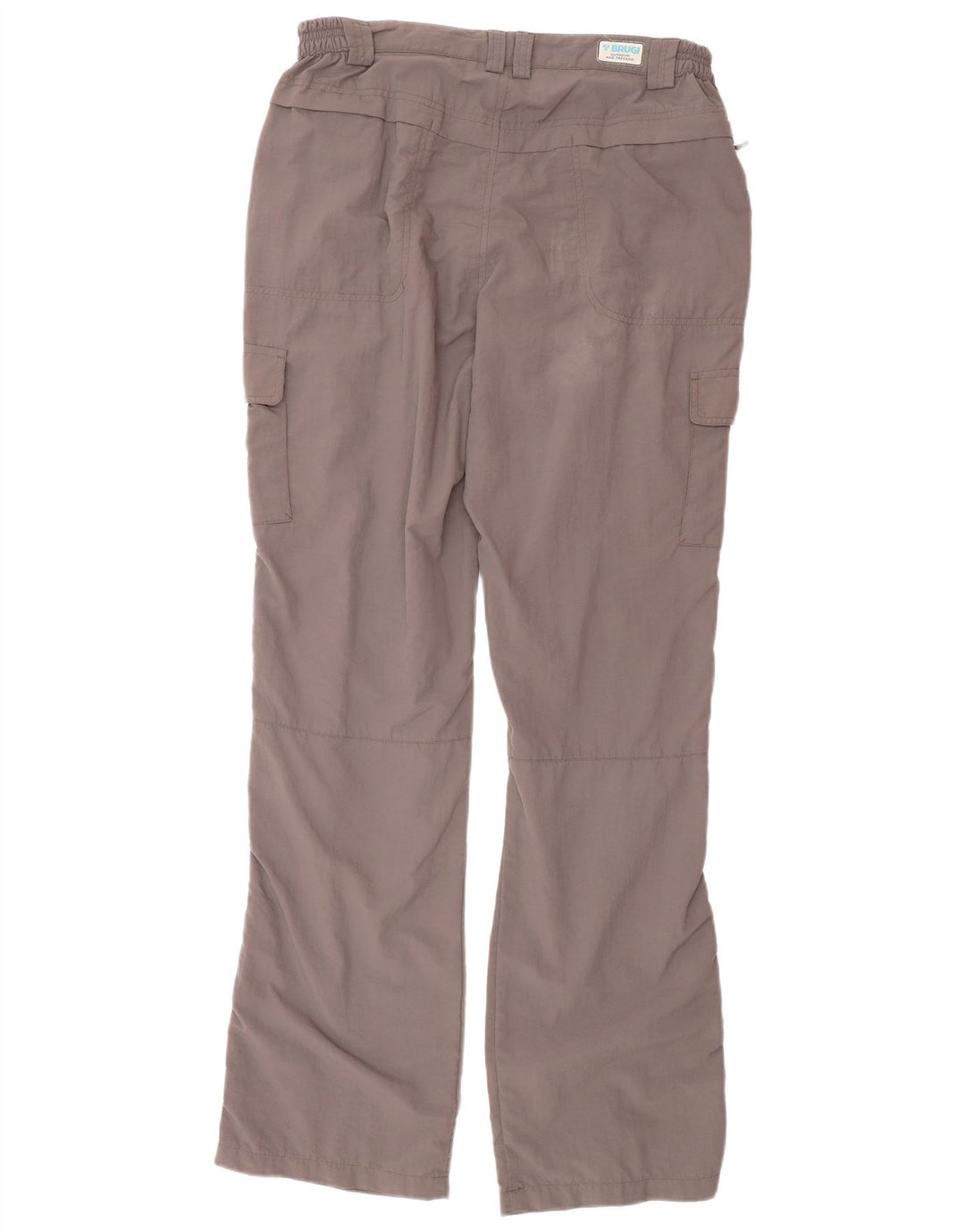 Pantaloni cargo dritti da uomo Brugi W34 L34 poliammide grigio