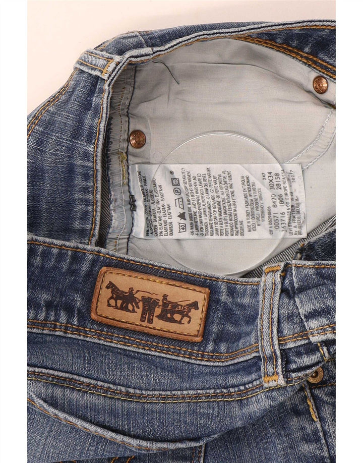 Jeans Levi's 571 Slim da donna W30 L31 in cotone blu