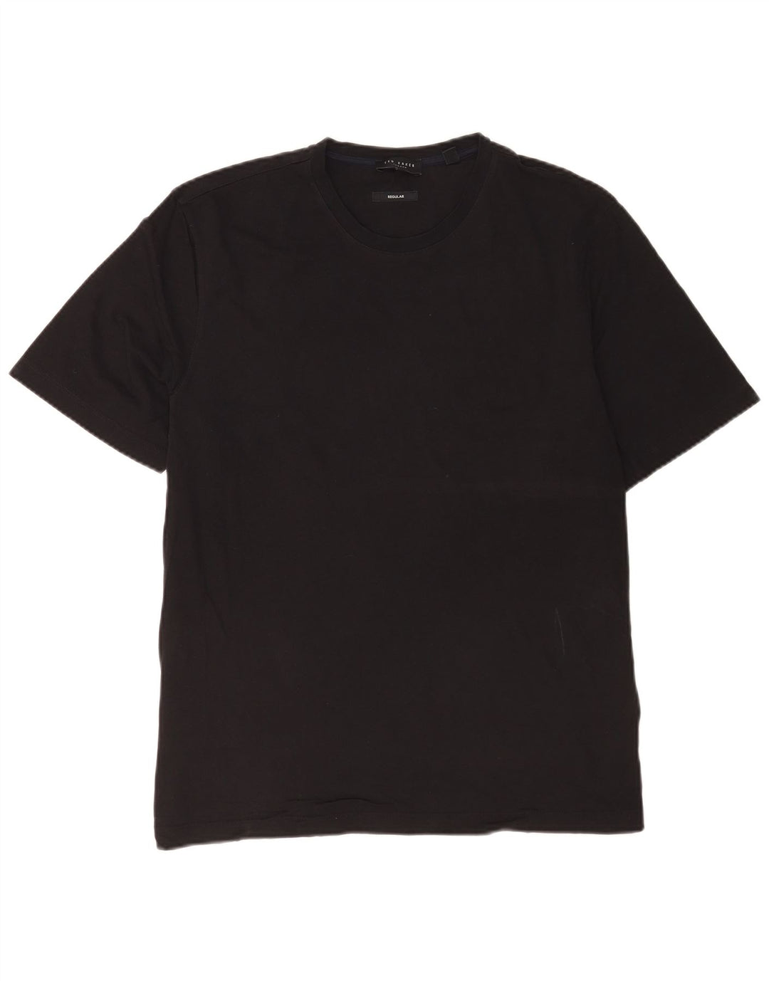 T-shirt regolare da uomo Ted Baker taglia 4 grande in cotone nero