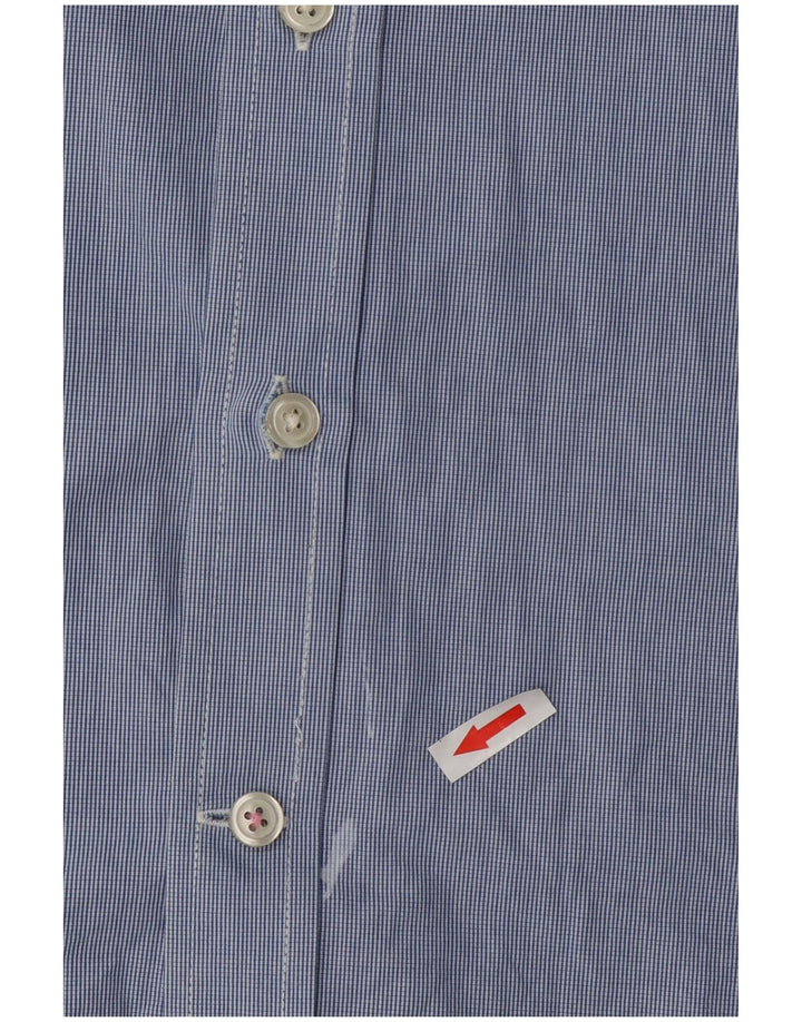 Camicia da uomo Superdry in cotone a quadri blu medio