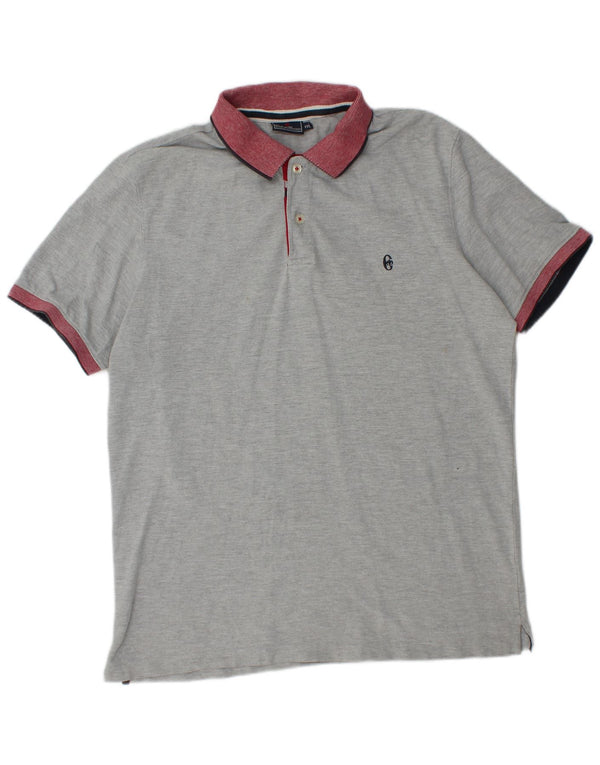 Polo Uomo CONTE OF FLORENCE 2XL Cotone Grigio