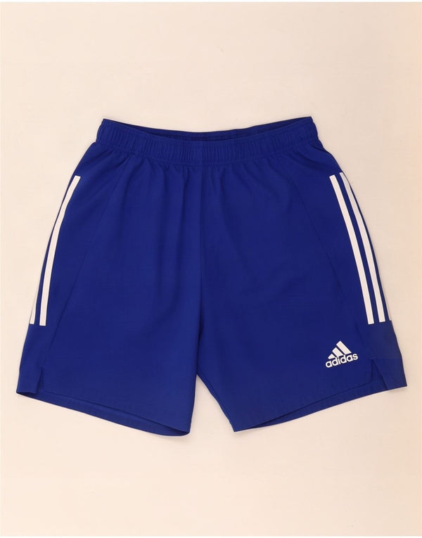 Adidas Mens Aeroready Sport Shorts Large Blue Polyester