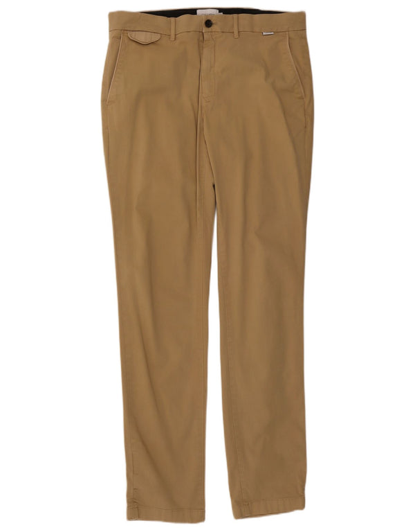 Pantaloni chino slim da uomo Calvin Klein W36 L34 Beige