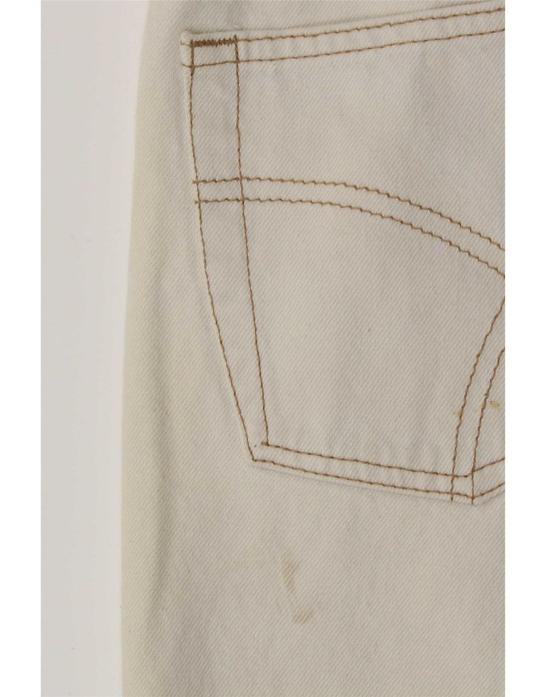 Jeans affusolati da uomo Gas W32 L30 cotone bianco