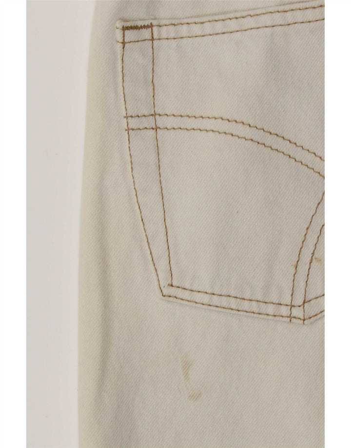 Jeans affusolati da uomo Gas W32 L30 cotone bianco