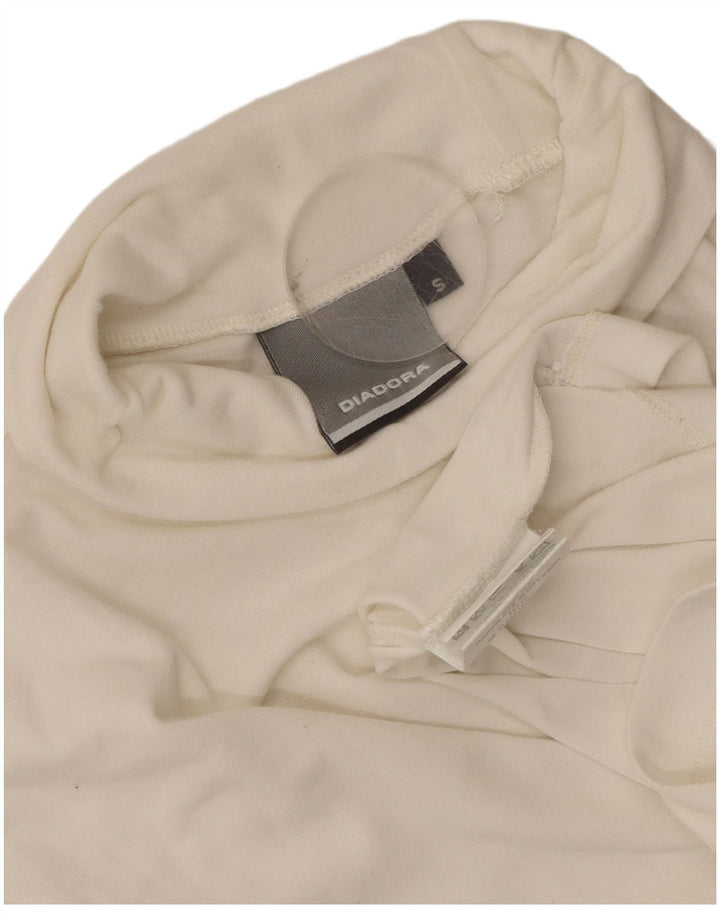 Top Diadora Uomo Manica Lunga Small Cotone Bianco
