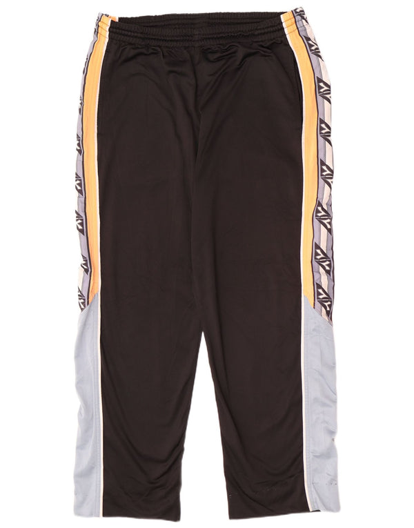 Pantaloni da tuta grafici da uomo Diadora XL poliestere color block nero