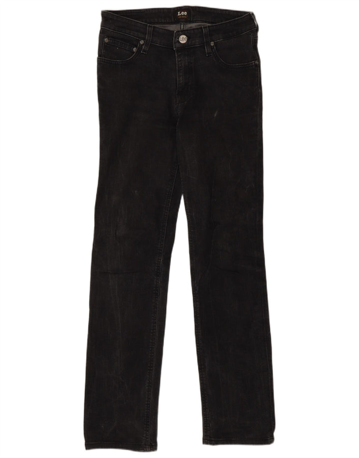 Jeans dritti Marion da donna Lee W28 L33 cotone grigio