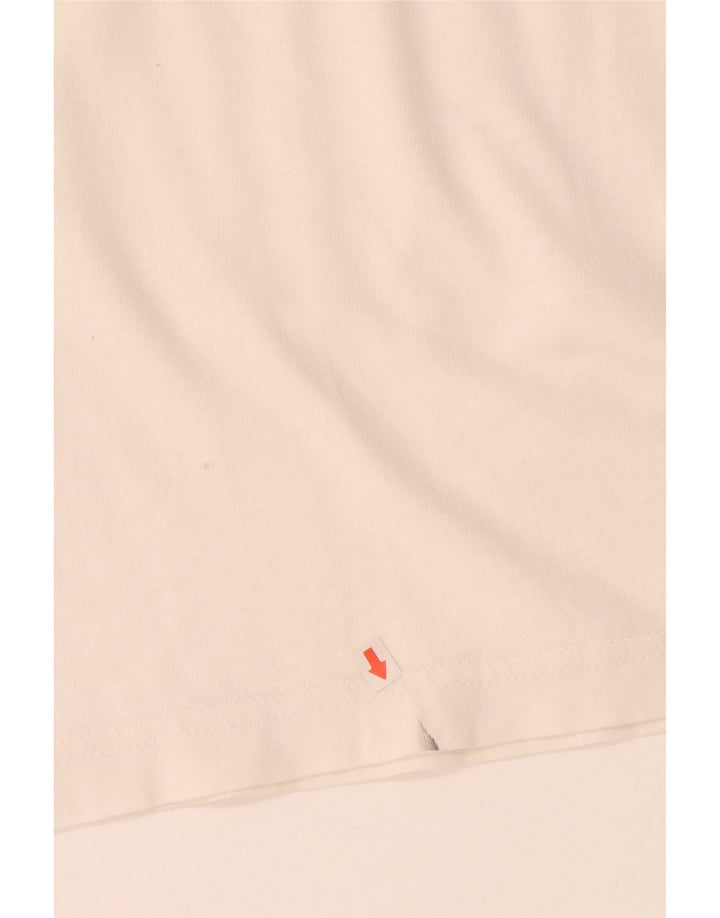 GANT T-shirt grafica da uomo grande in cotone bianco