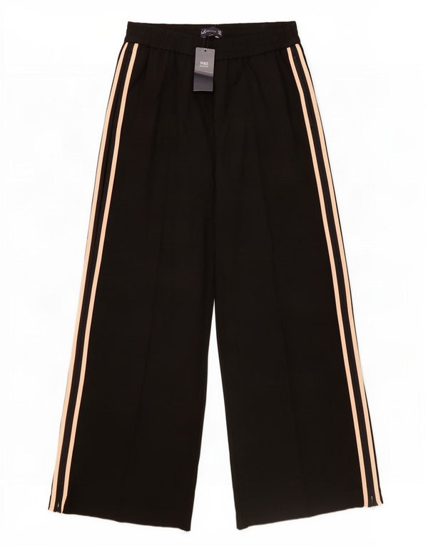 Pantaloni casual da donna Marks & Spencer UK 14 Large W34 L27 a righe nere