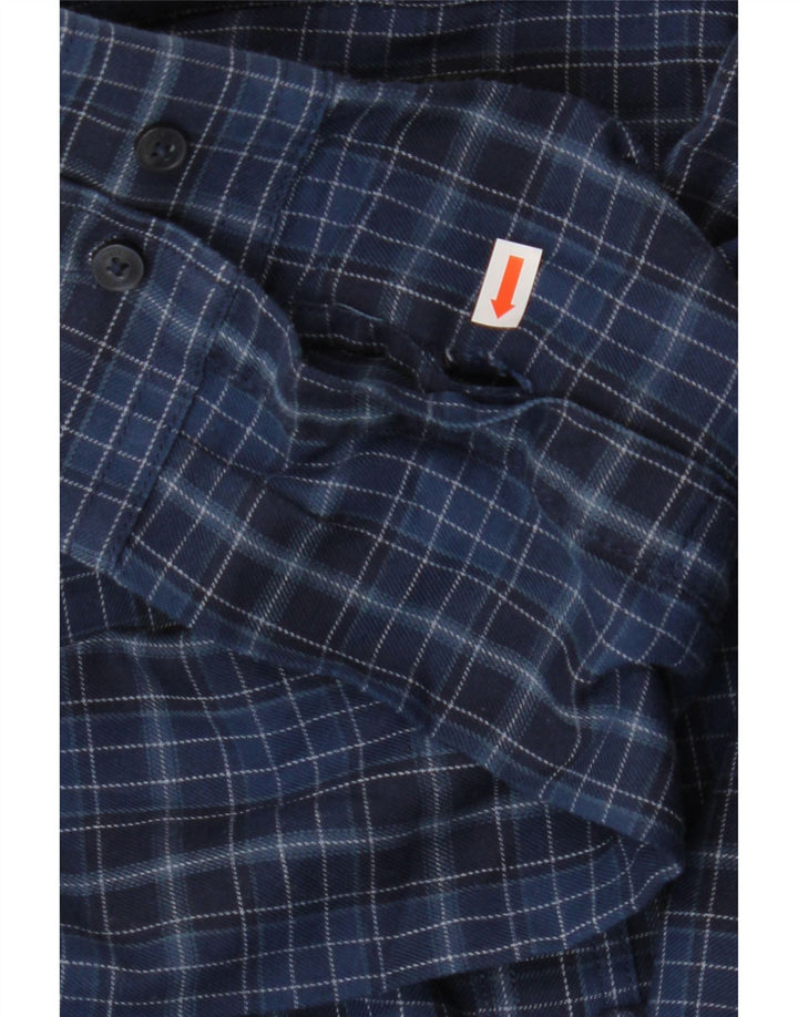 Camicia da uomo James Pringle 2XL Poliestere a quadri blu navy