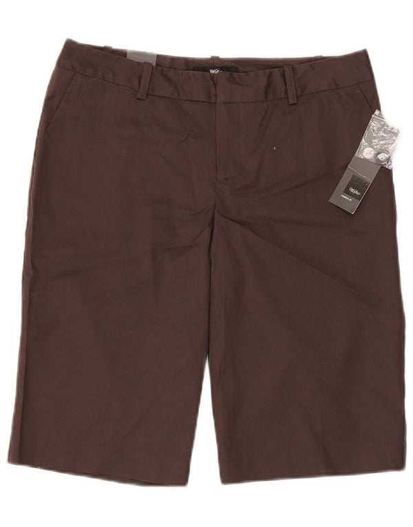 Bermuda elasticizzati da donna Mossimo W32 Large in cotone marrone