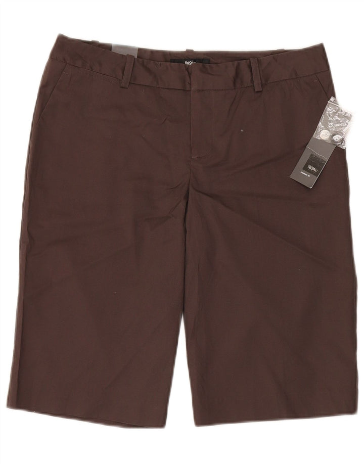 Bermuda elasticizzati da donna Mossimo W32 Large in cotone marrone
