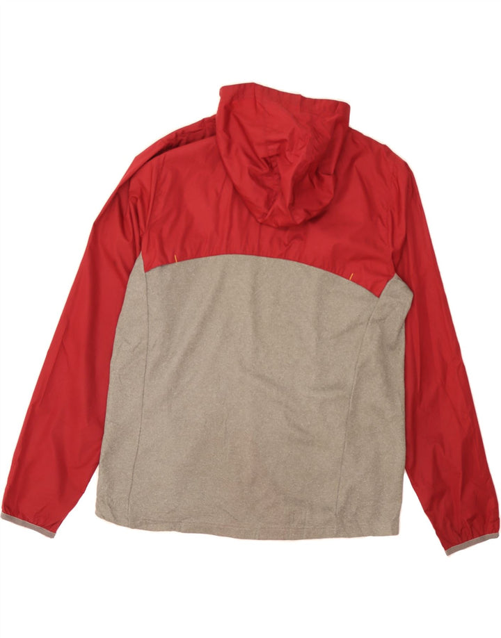 NFL TEAM APPAREL Boys Redskins Hooded Rain Jacket 15-16 Years Red Vintage NFL TEAM APPAREL and Second-Hand NFL TEAM APPAREL from Messina Hembry 