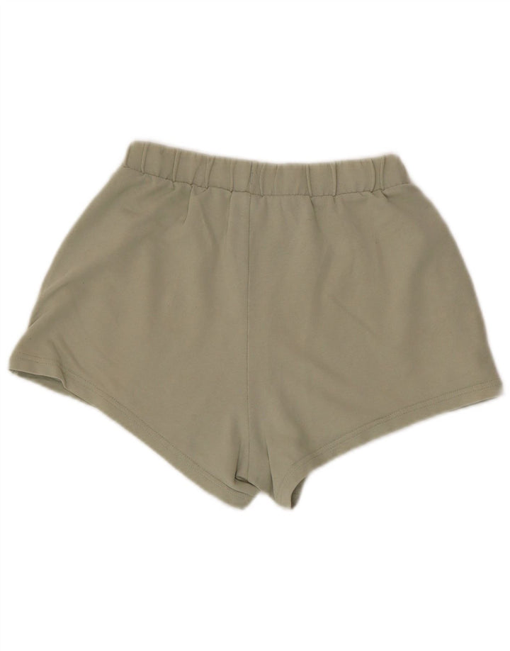 Pantaloncini sportivi da donna Puma UK 8 piccoli in cotone verde