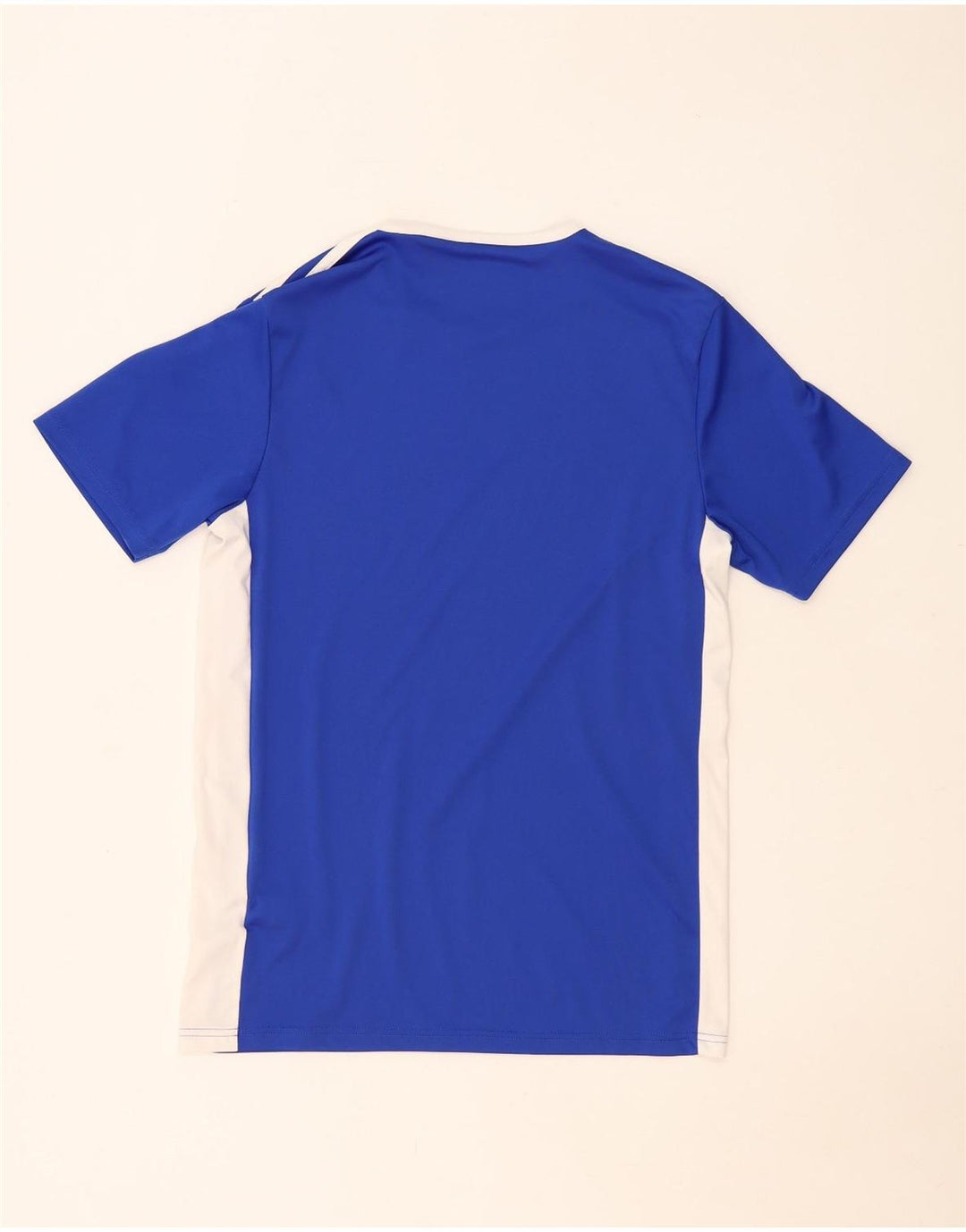 T-shirt Adidas Aeroready da uomo, piccola, in poliestere color block blu