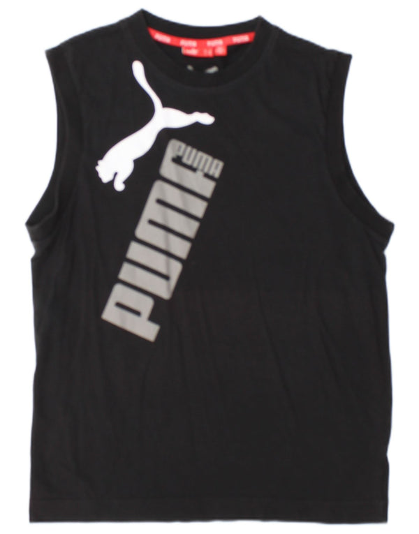 T-shirt grafica da uomo Puma Medium nera